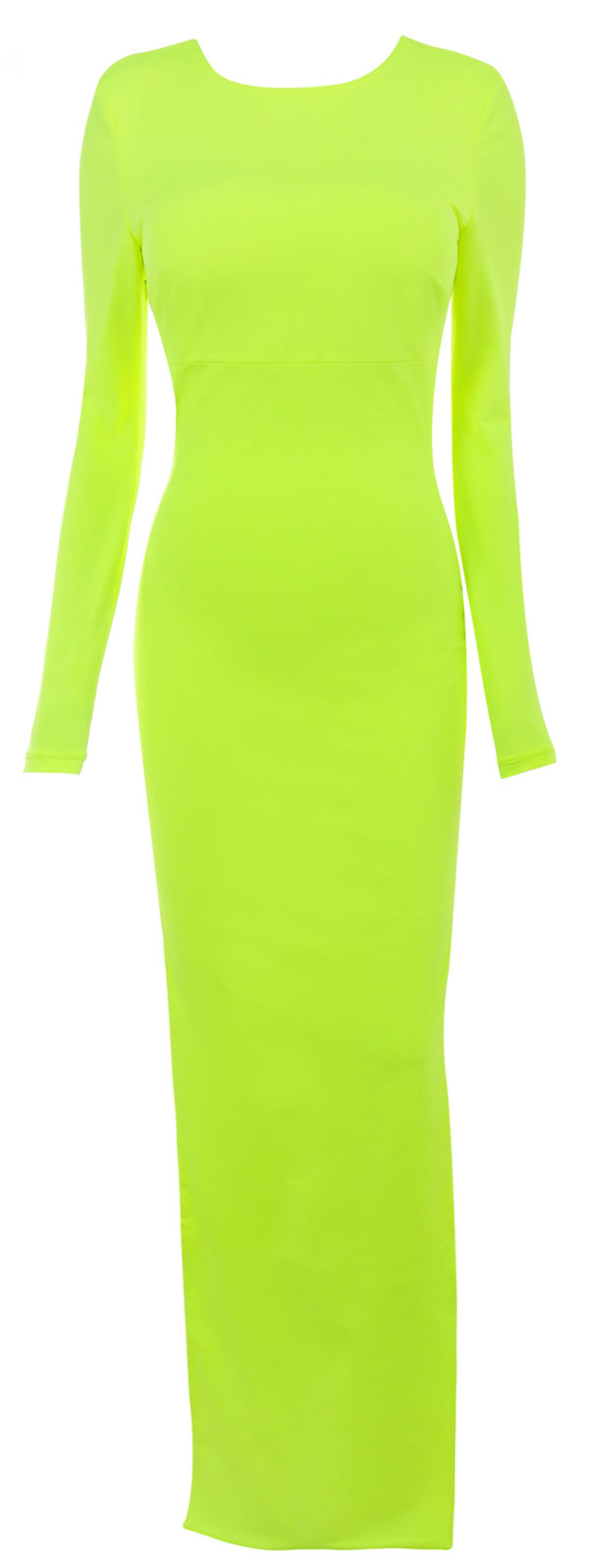 neon green maxi